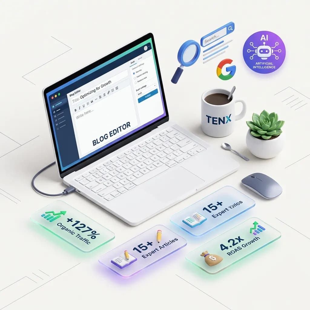 Digital marketing tools, analytics, and business growth concepts